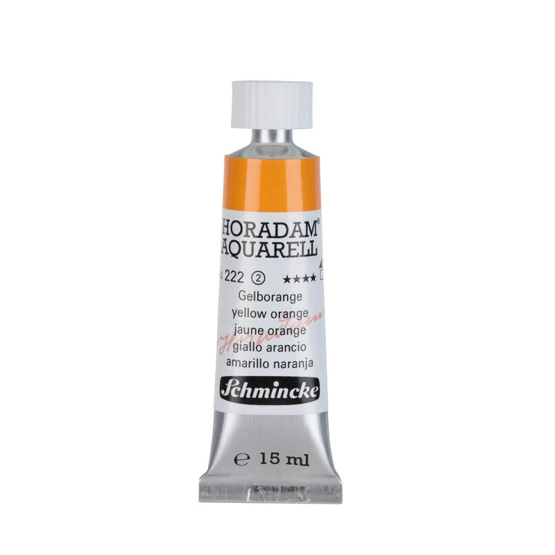 Schmincke Horadam Aquarelle Watercolour Paint Yellow Orange - Image 4