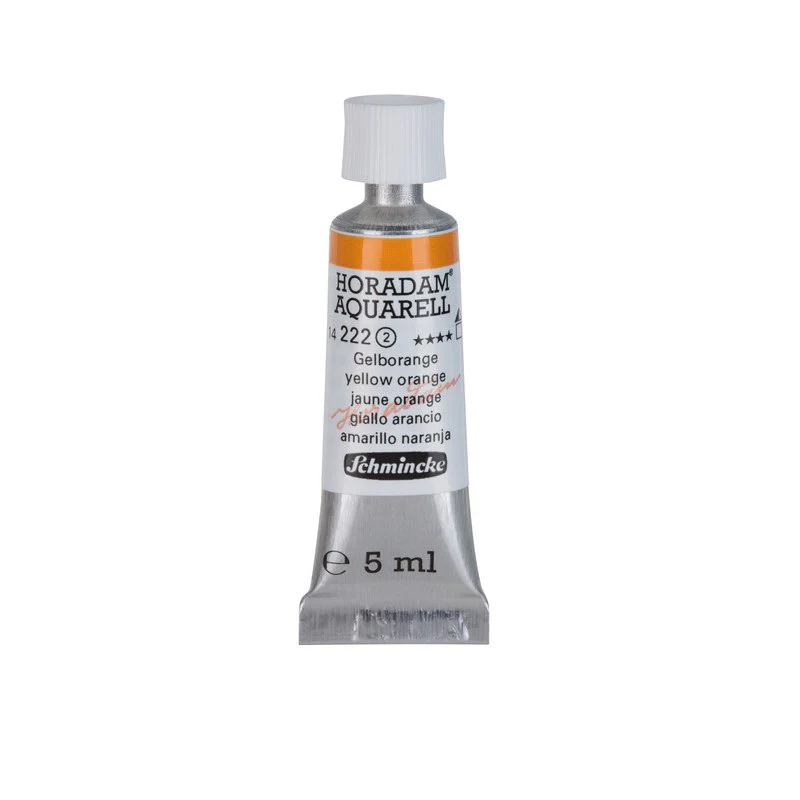 Schmincke Horadam Aquarelle Watercolour Paint Yellow Orange - Image 5
