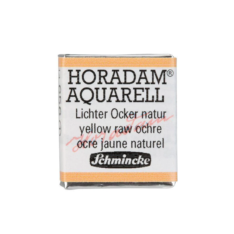 Schmincke Horadam Aquarelle Watercolour Paint Yellow Raw Ochre - Image 3