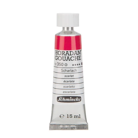 Schmincke Horadam Gouache Paint Scarlet - Image 2