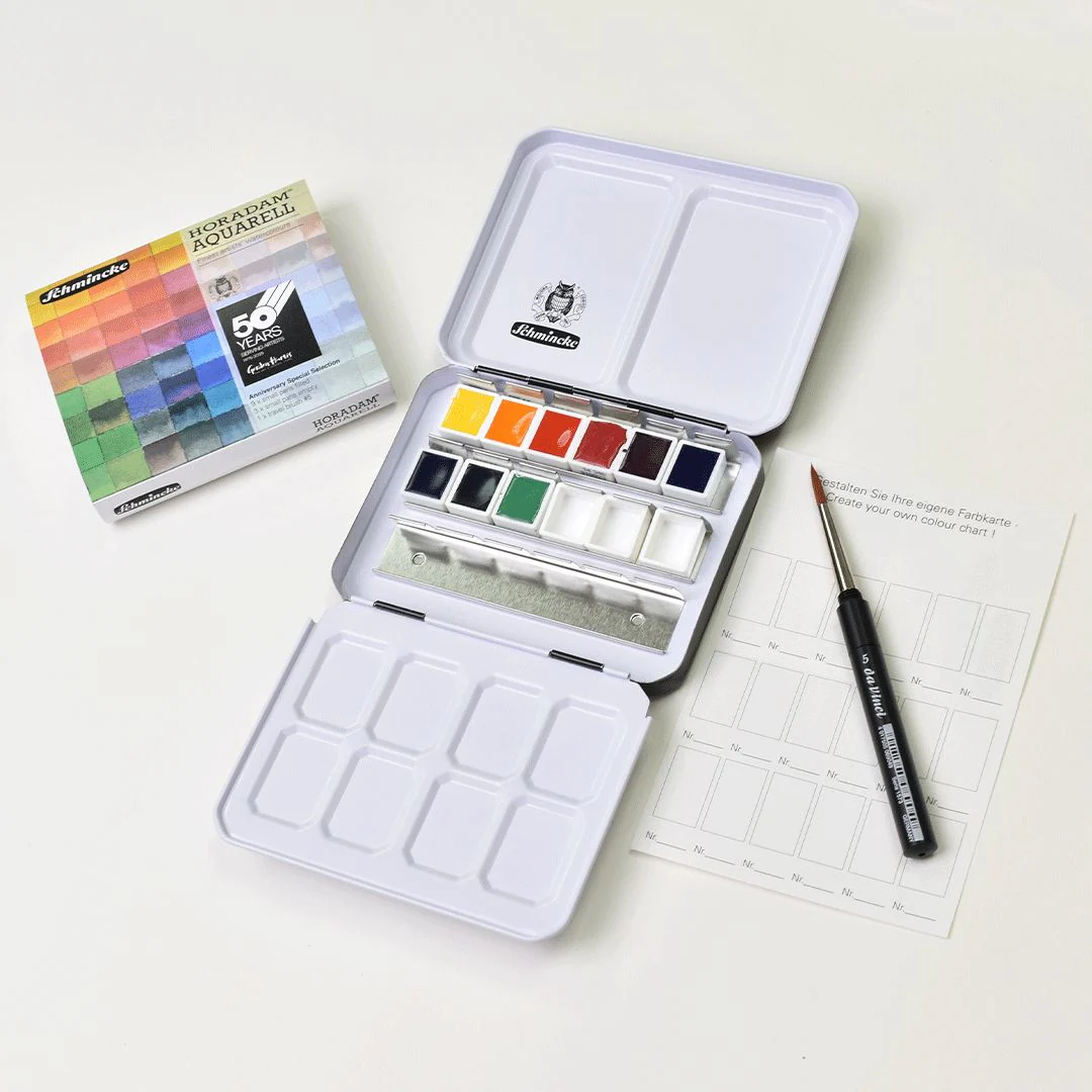 SCHMINCKE HORADAM WATERCOLOUR PAINT GORDON HARRIS 50 YEAR ANNIVERSAY SET - Image 4