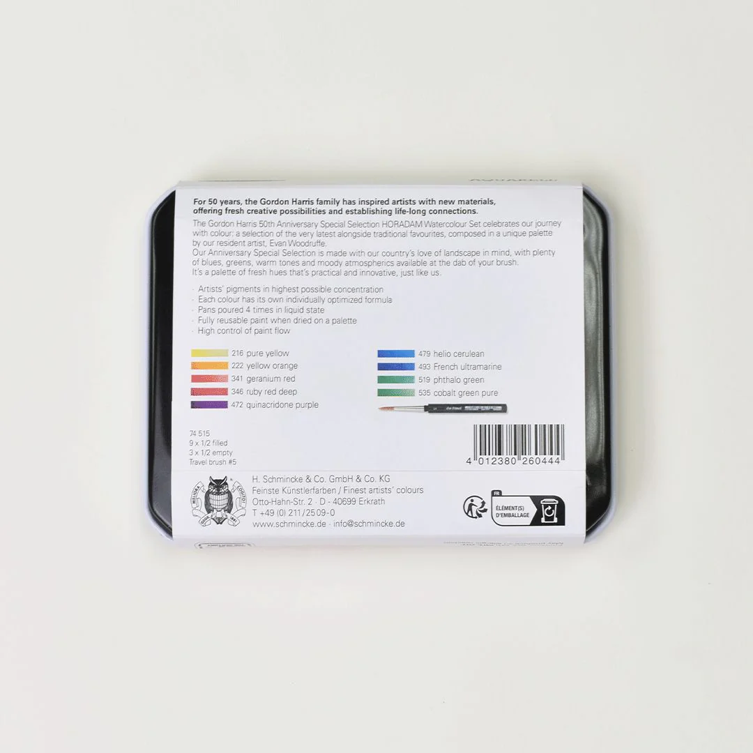 SCHMINCKE HORADAM WATERCOLOUR PAINT GORDON HARRIS 50 YEAR ANNIVERSAY SET - Image 8