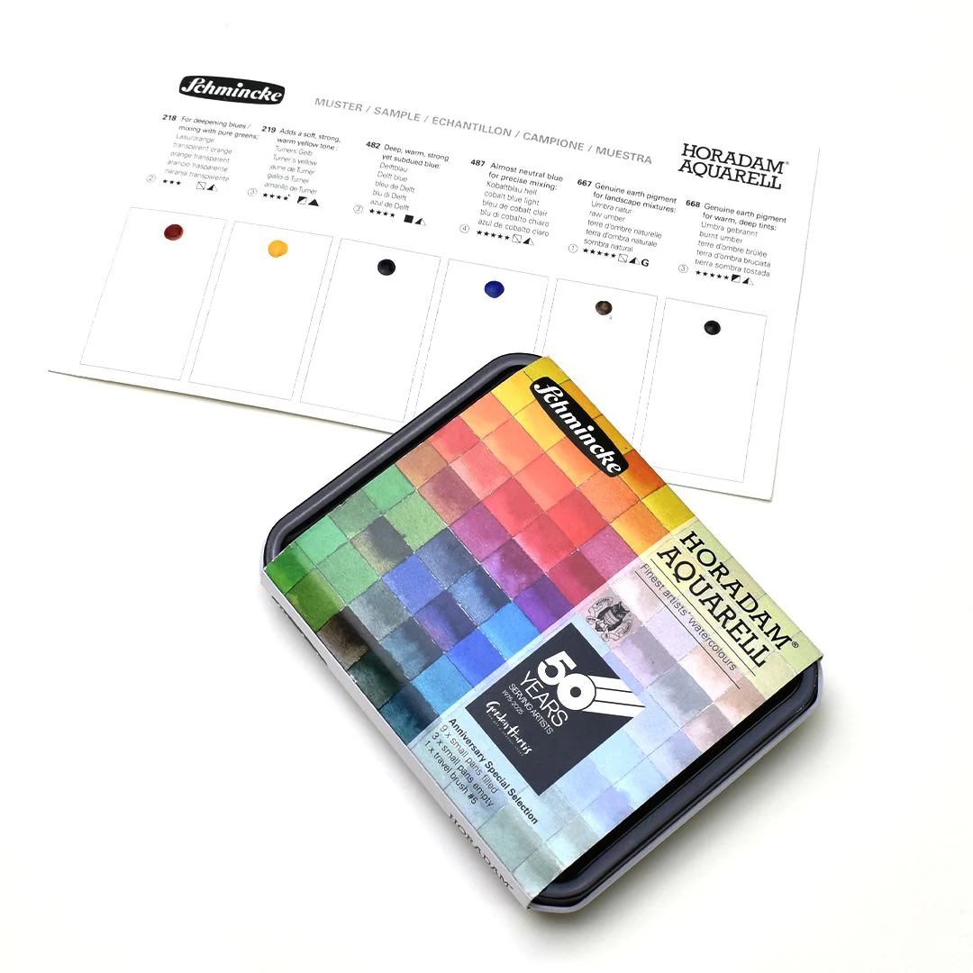 SCHMINCKE HORADAM WATERCOLOUR PAINT GORDON HARRIS 50 YEAR ANNIVERSAY SET - Image 9