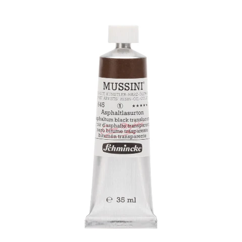 Schmincke MUSSINI Oil Paint Asphaltum Brown Transparent - Image 2