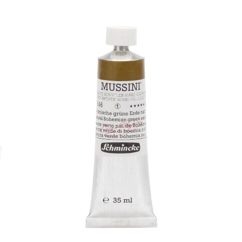 Schmincke MUSSINI Oil Paint Natural Bohemian Green Earth - Image 2