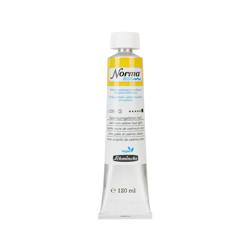 Schmincke Norma Blue Water Mixable Oil Paint Cadmium Yellow Hue Light - Image 3