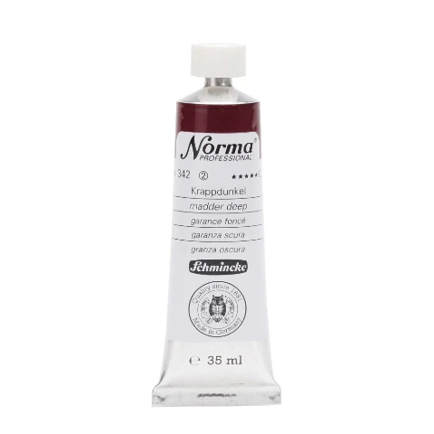 Schmincke Norma Professional Oil Paint Alizarin Crimson Hue - Image 4