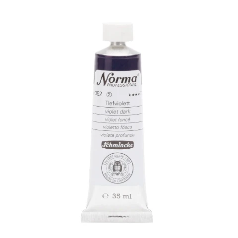 Schmincke Norma Professional Oil Paint Violet Dark - Image 4