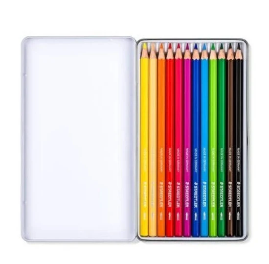 Staedtler Design Journey Watercolour Pencil Watercolour Pencil Tin Set 12 - Image 2