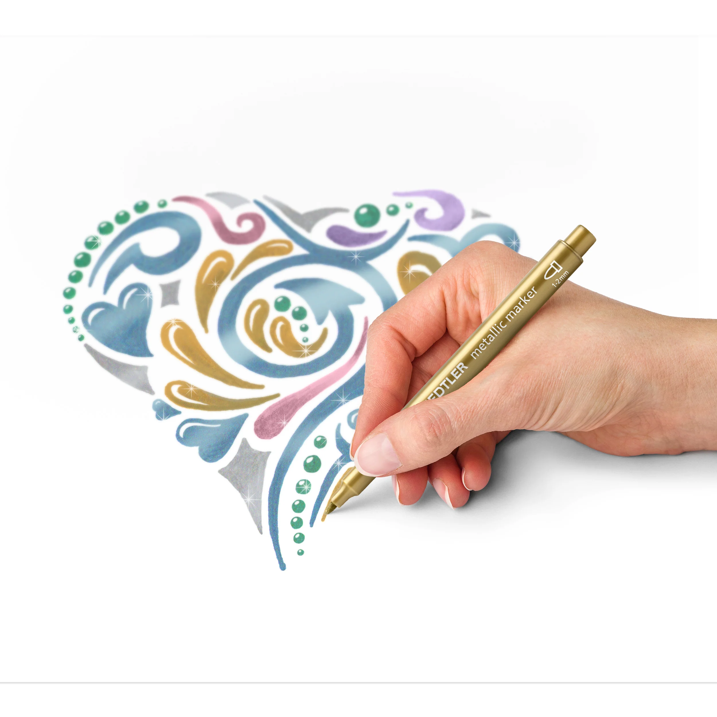 STAEDTLER METALLIC BULLET MARKER BLUE - Image 6