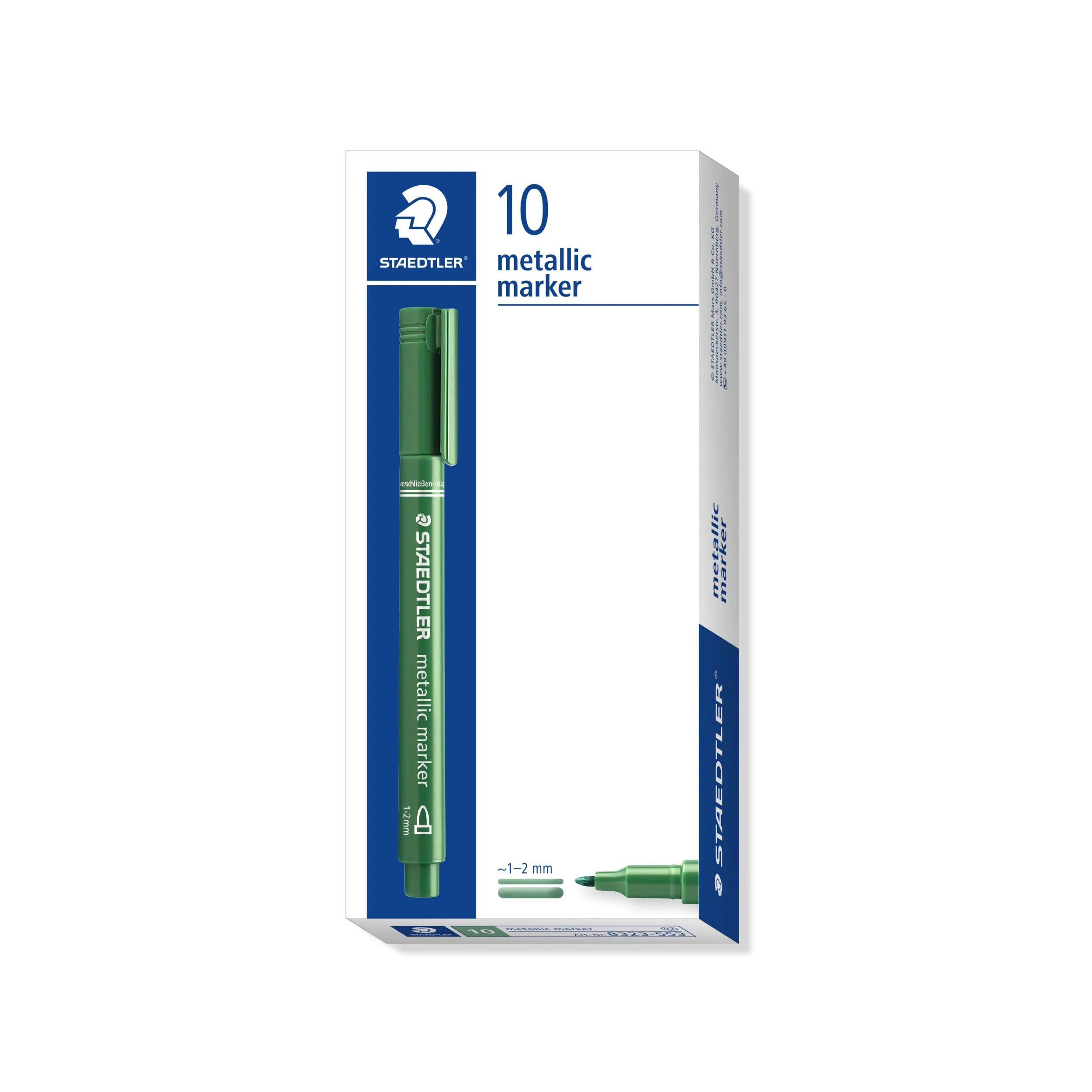 STAEDTLER METALLIC BULLET MARKER GREEN - Image 4