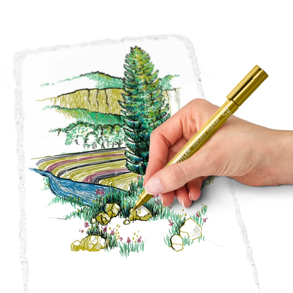 STAEDTLER METALLIC BULLET MARKER GREEN - Image 7