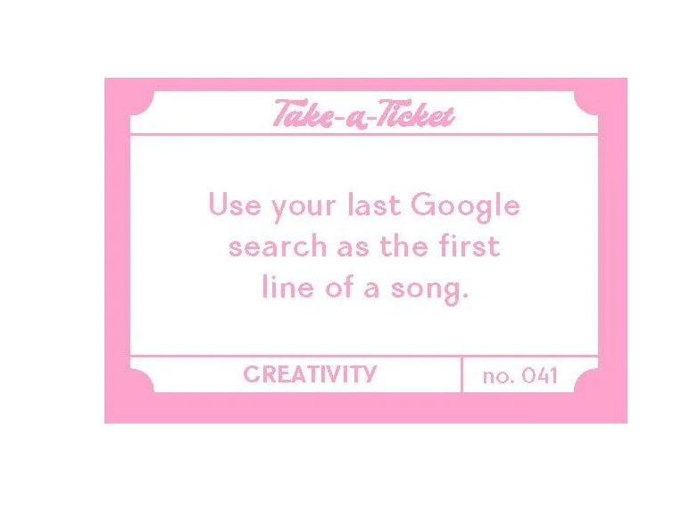 TAKE A TICKET CREATIVITY 200 TEAR OFF PROMPTS - Image 4