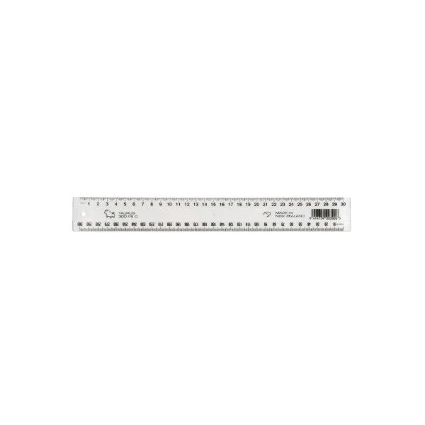 Taurus Plastic Ruler Clear - Image 2