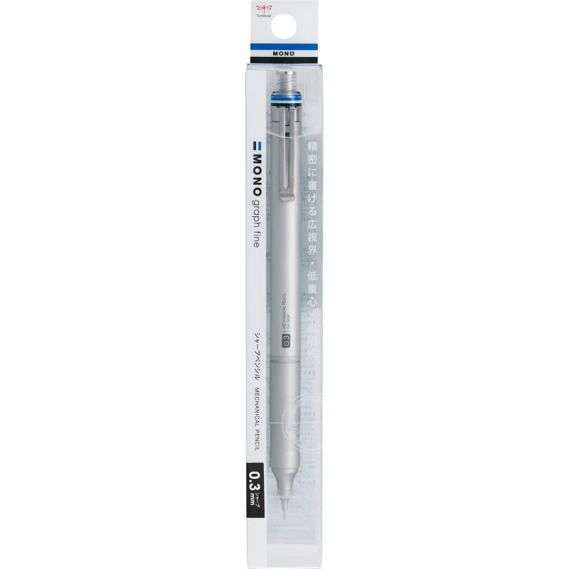 TOMBOW MONOGRAPH MECHANICAL PENCIL SILVER - Image 2