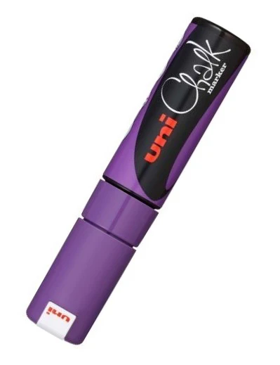 Uni Chalk Marker Violet - Image 2