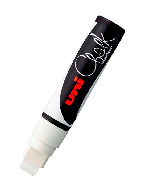 Uni Chalk Marker White - Image 3