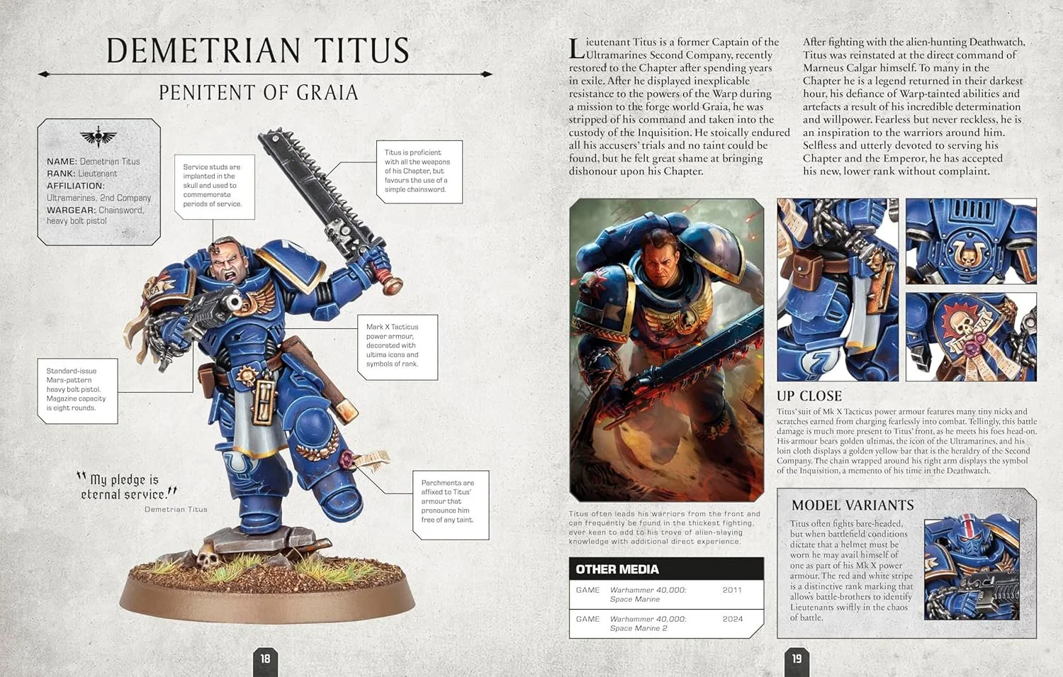 WARHAMMER 40000 CHARACTER ENCYCLOPEDIA - Image 2