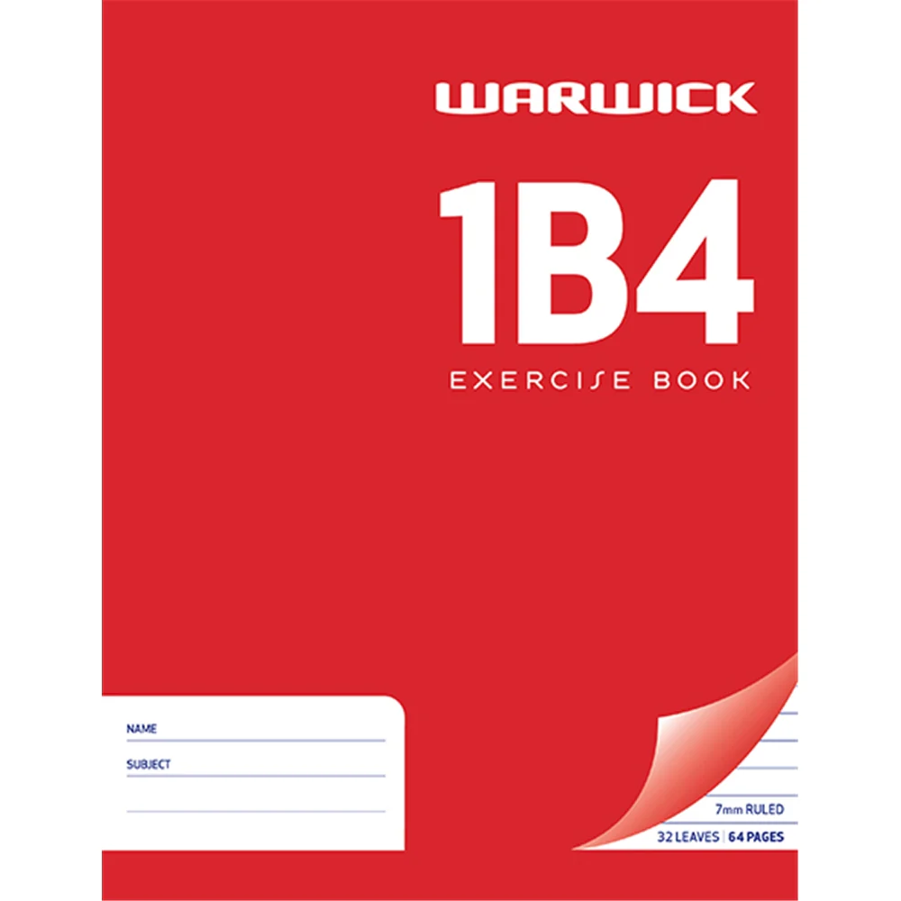 Warwick Exercise Book 1B4 32 Sheets - Image 2