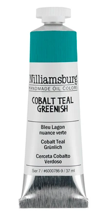 Williamsburg Oil Paint Cobalt Teal Greenish - Image 2