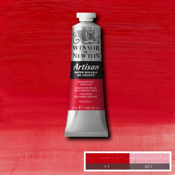 Winsor & Newton Artisan Water-Mixable Oil Paint S1 Cadmium Red Deep Hue