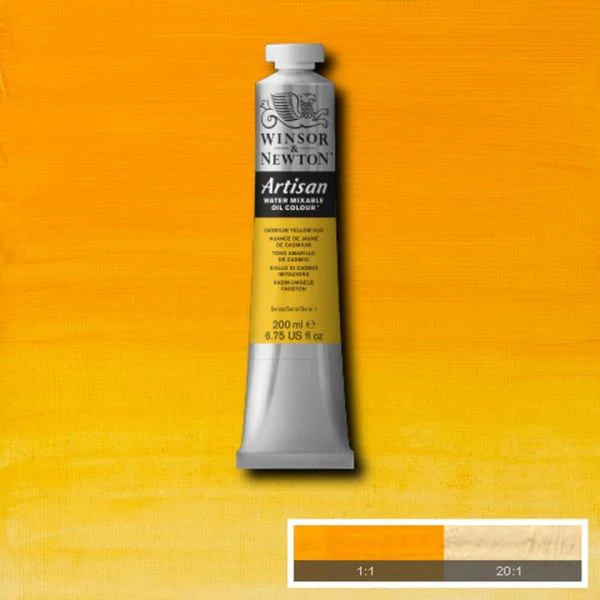 Winsor & Newton Artisan Water-Mixable Oil Paint S1 Cadmium Yellow Hue - Image 2