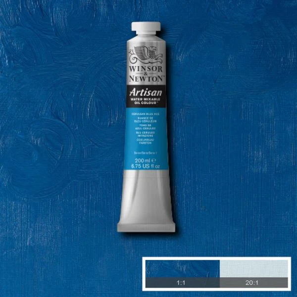 Winsor & Newton Artisan Water-Mixable Oil Paint S1 Cerulean Blue Hue - Image 2