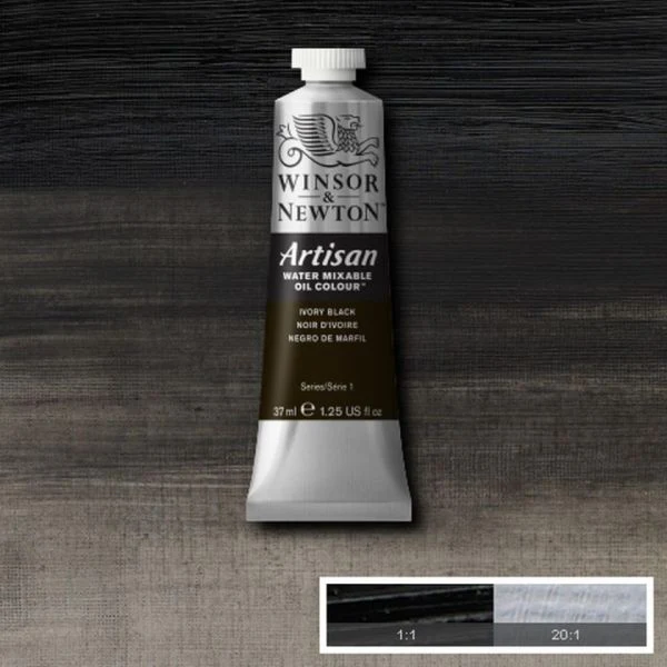 Winsor & Newton Artisan Water-Mixable Oil Paint S1 Ivory Black