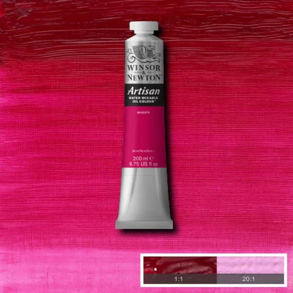 Winsor & Newton Artisan Water-Mixable Oil Paint S1 Magenta - Image 2