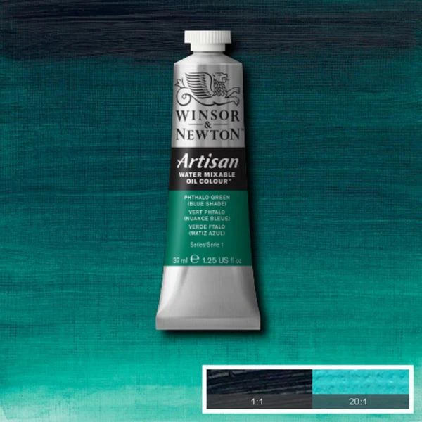 Winsor & Newton Artisan Water-Mixable Oil Paint S1 PHTHALO GREEN (BLUE SHADE)