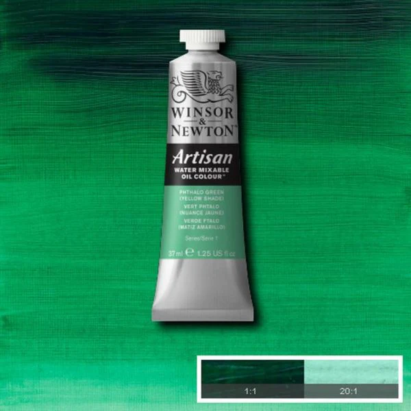 Winsor & Newton Artisan Water-Mixable Oil Paint S1 PHTHALO GREEN (YELLOW SHADE)