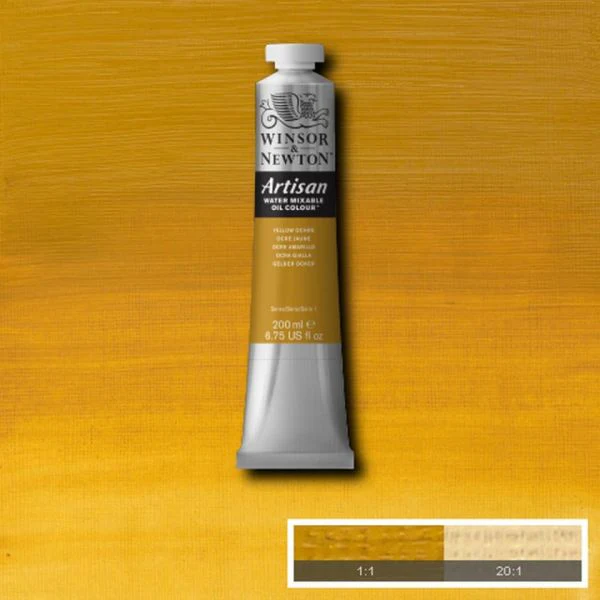 Winsor & Newton Artisan Water-Mixable Oil Paint S1 Yellow Ochre - Image 2