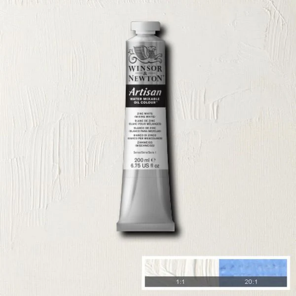 Winsor & Newton Artisan Water-Mixable Oil Paint S1 ZINC WHITE - Image 2