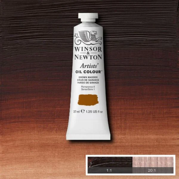 Winsor & Newton Artists Oil Paint Brown Madder S1