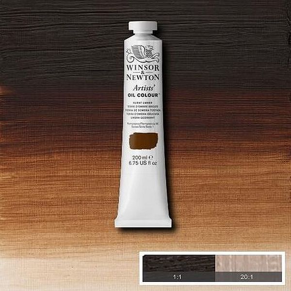 Winsor & Newton Artists Oil Paint Burnt Umber S1 - Image 2