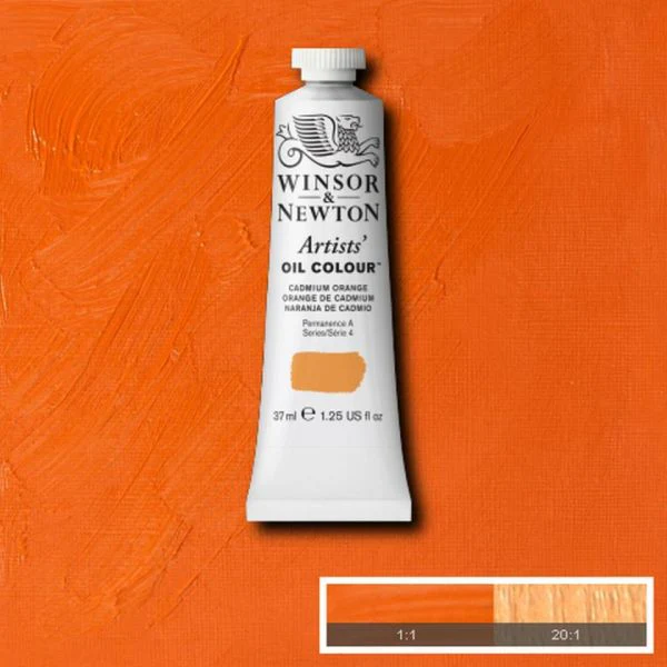 Winsor & Newton Artists Oil Paint Cadmium Orange S4