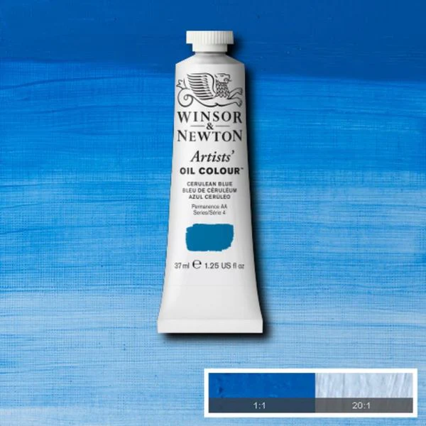 Winsor & Newton Artists Oil Paint Cerulean Blue S4