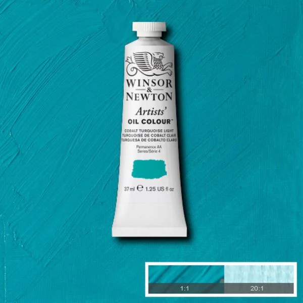Winsor & Newton Artists Oil Paint Cobalt Turquoise Light S4