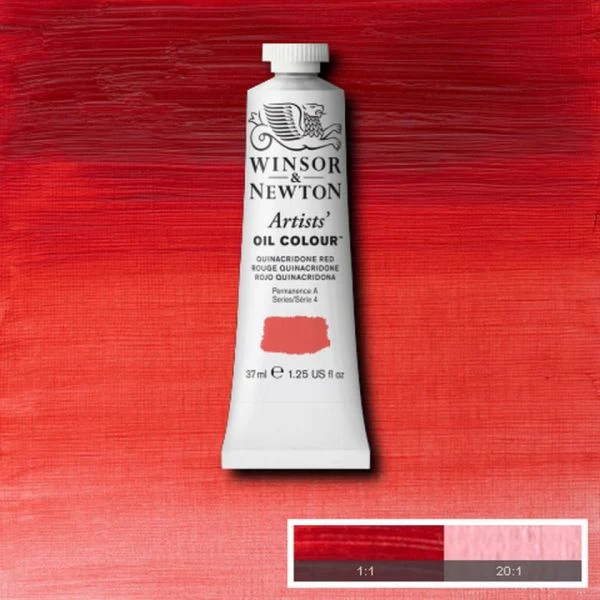 Winsor & Newton Artists Oil Paint Quinacridone Red S4