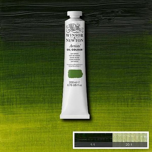 Winsor & Newton Artists Oil Paint Sap Green S2 - Image 2