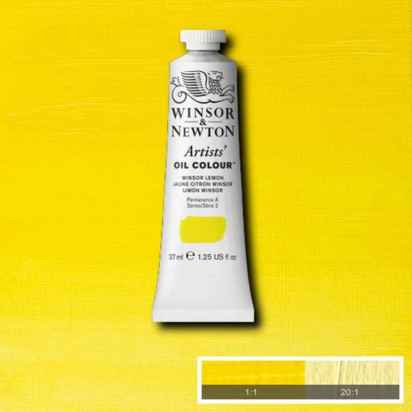 Winsor & Newton Artists Oil Paint Winsor Lemon S2