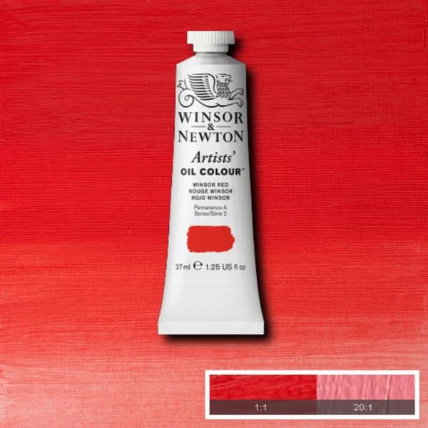 Winsor & Newton Artists Oil Paint Winsor Red S2