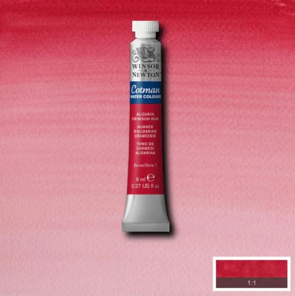 Winsor & Newton Cotman Watercolour Paint Alizarin Crimson Hue - Image 2