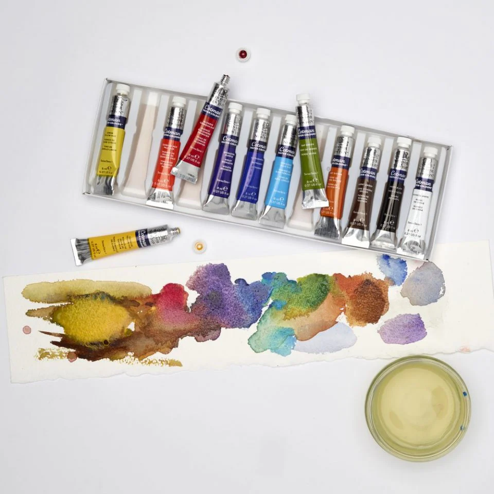 Winsor & Newton Cotman Watercolour Paint Collection 8ml Tube Set 12 - Image 7