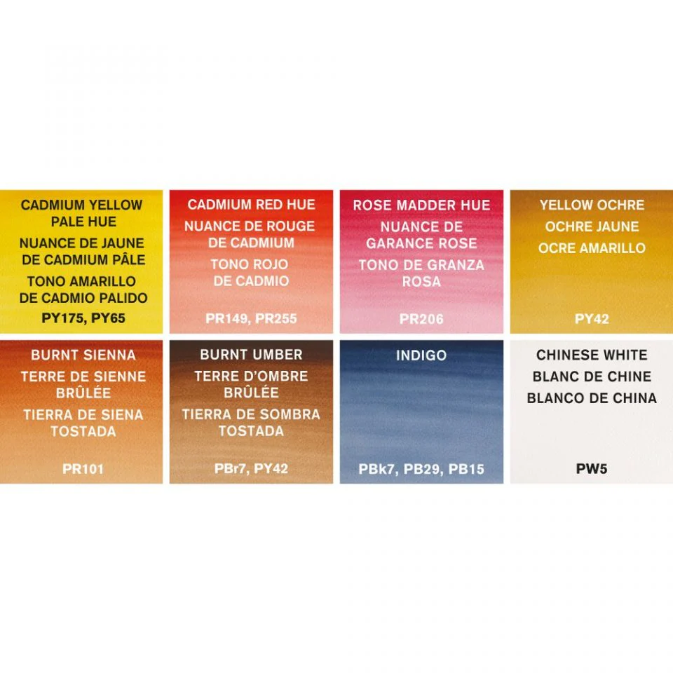 Winsor & Newton Cotman Watercolour Paint Portrait Pocket 1/2 Pan Set 9 - Image 10
