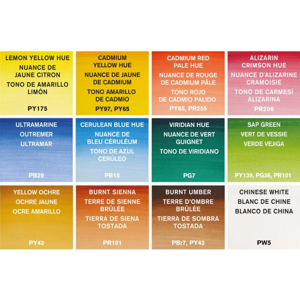 Winsor & Newton Cotman Watercolour Paint Sketchers 1/2 Pan Pocket Set 12 - Image 5