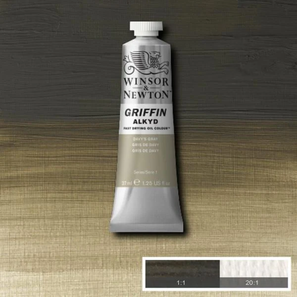 Winsor & Newton Griffin Alkyd Fast Drying Oil Paint Davys Grey S1