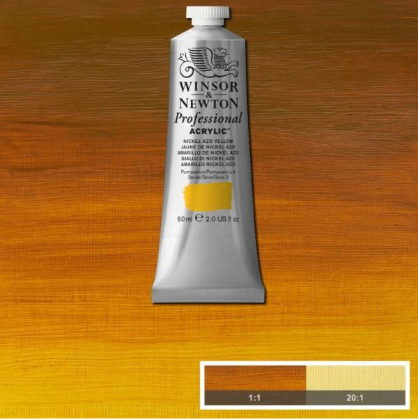 Winsor & Newton Professional Acrylic Paint Nickel Azo Yellow