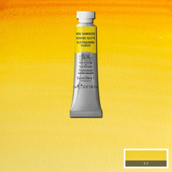 Winsor & Newton Professional Watercolour Paint S1 New Gamboge - Image 2