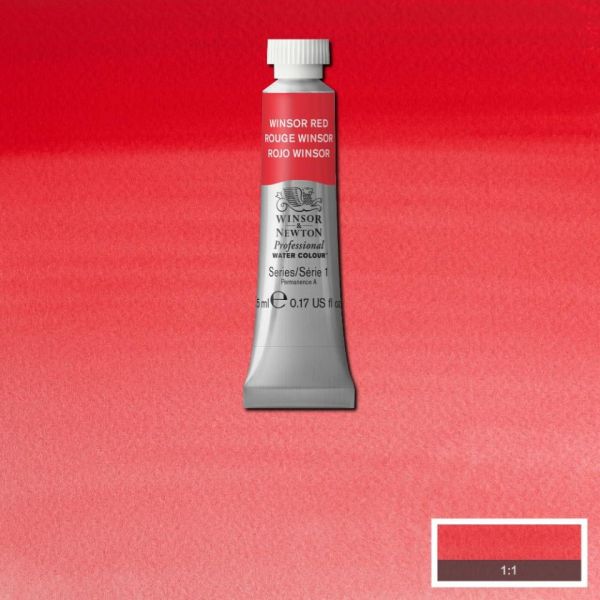 Winsor & Newton Professional Watercolour Paint S1 Wiinsor Red